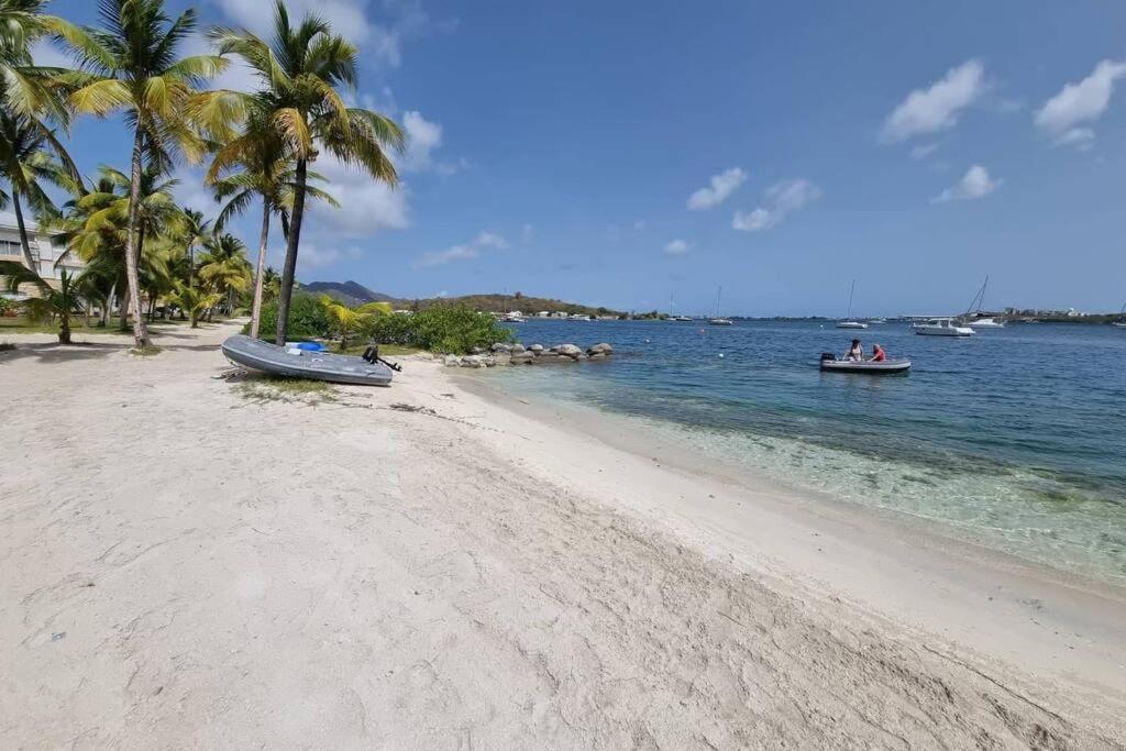 Superbe Studio Lumineux, Vue Sur Piscine Et Mer Baie Nettle Exteriör bild
