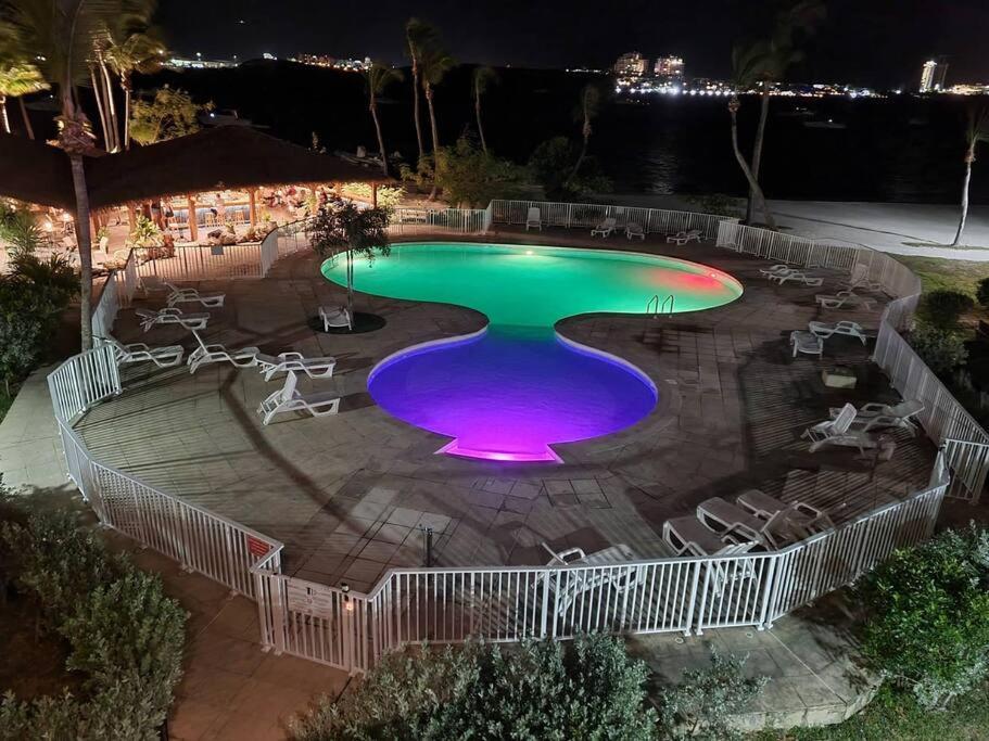 Superbe Studio Lumineux, Vue Sur Piscine Et Mer Baie Nettle Exteriör bild